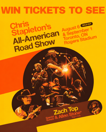 Winning Weekend - Win 2 Tickets to See Chris Stapleton